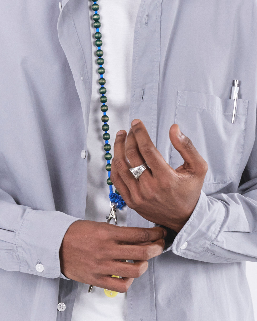 Shark Collar Shirt, Cimento