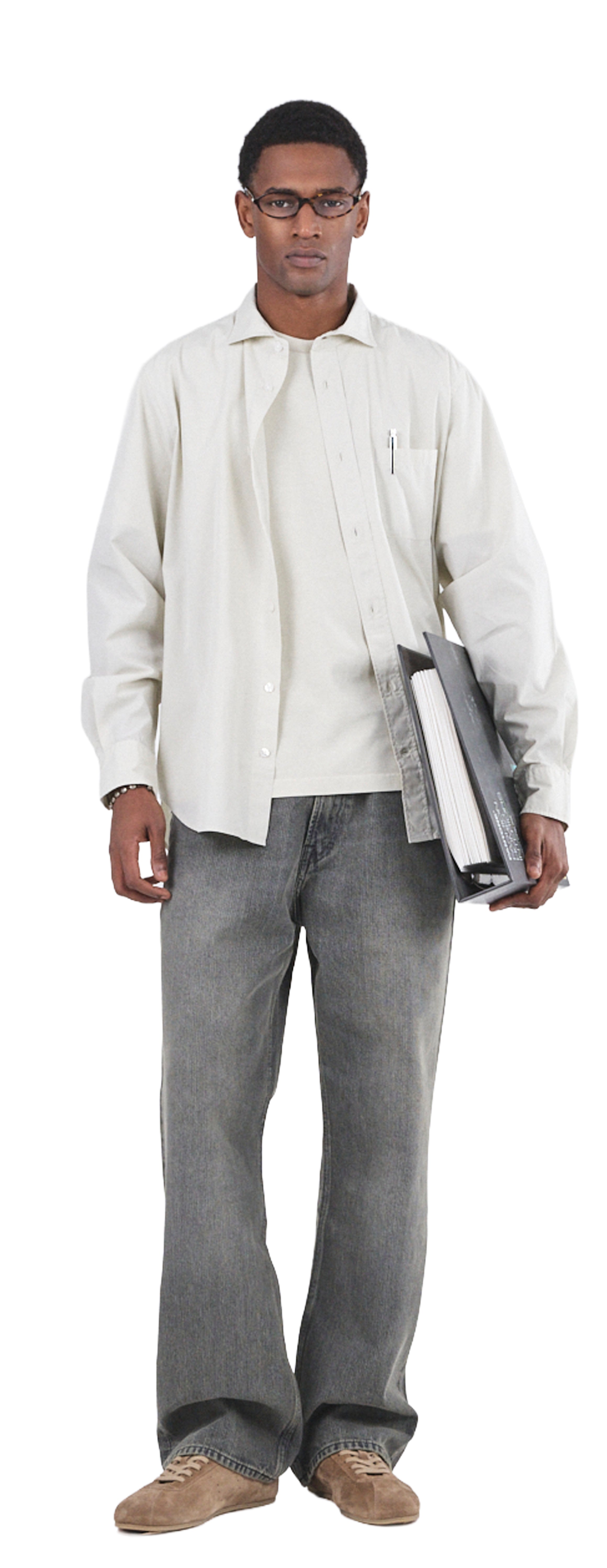 Shark Collar Shirt, Clay Dust