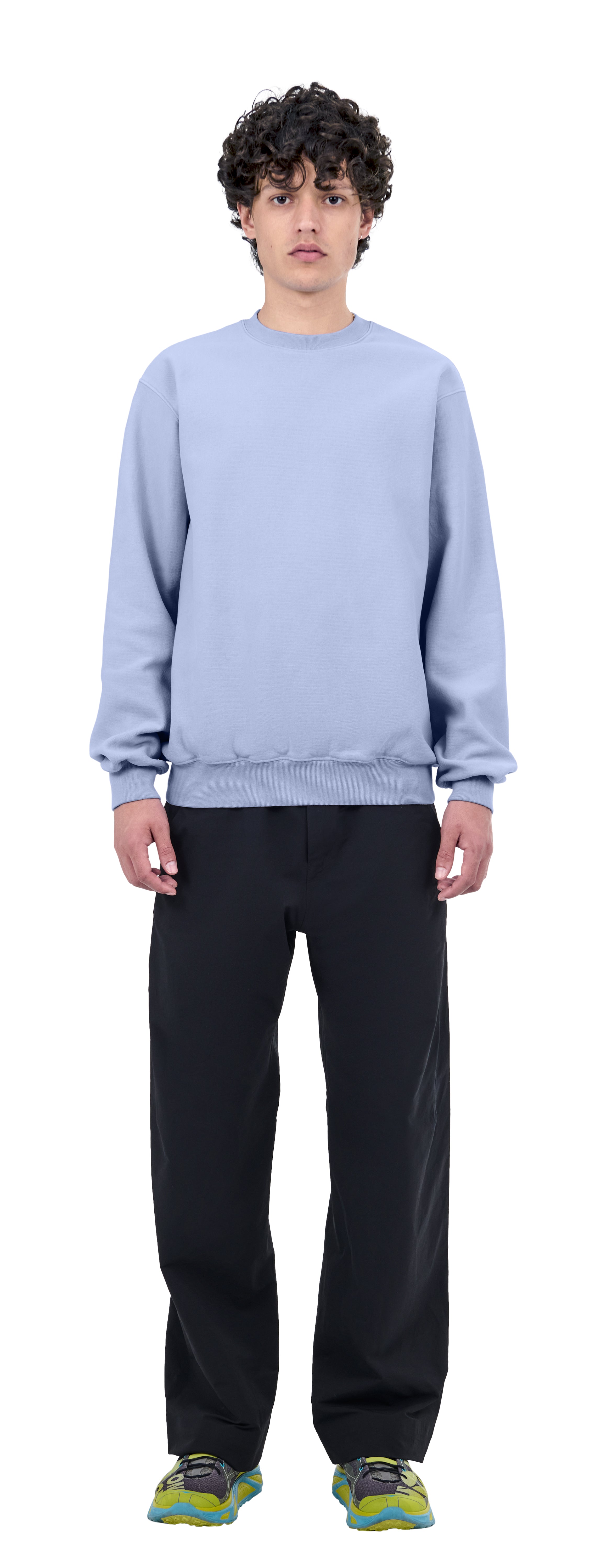 Classic Sweatshirt Crossgrain, Bluebell
