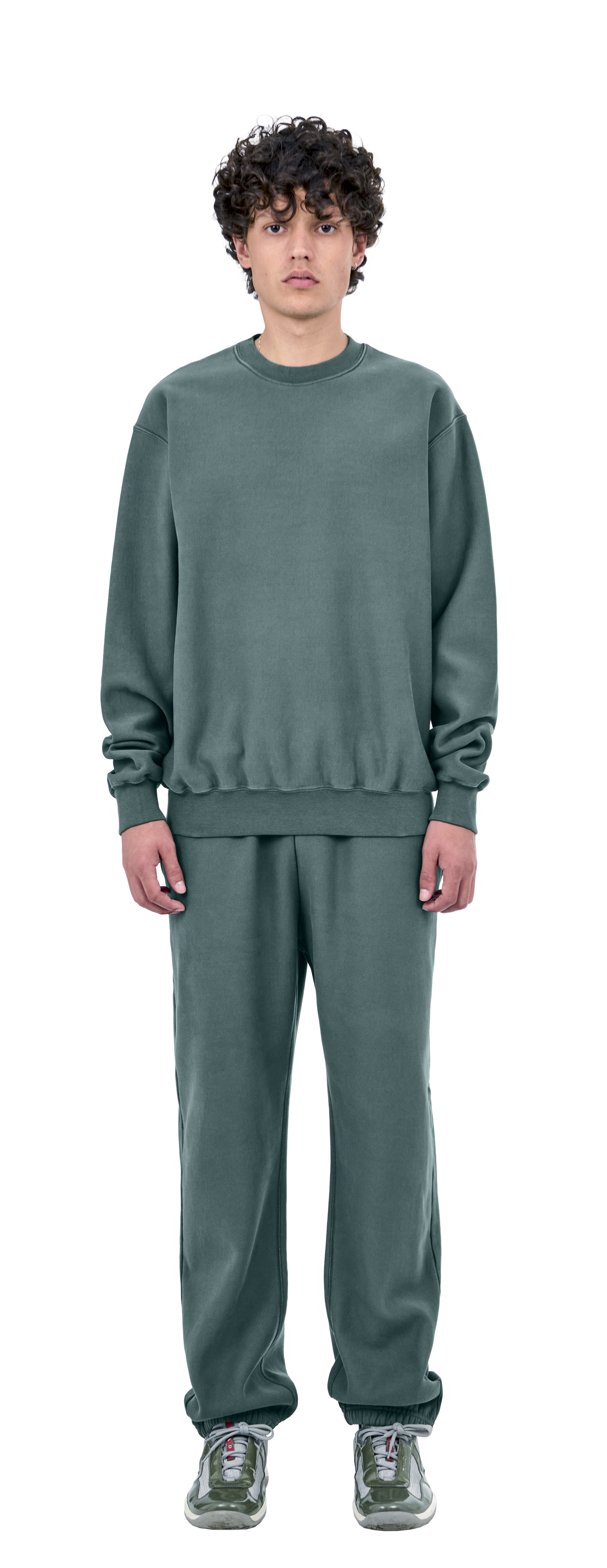 Classic Sweatshirt Crossgrain, Shadow Leaf