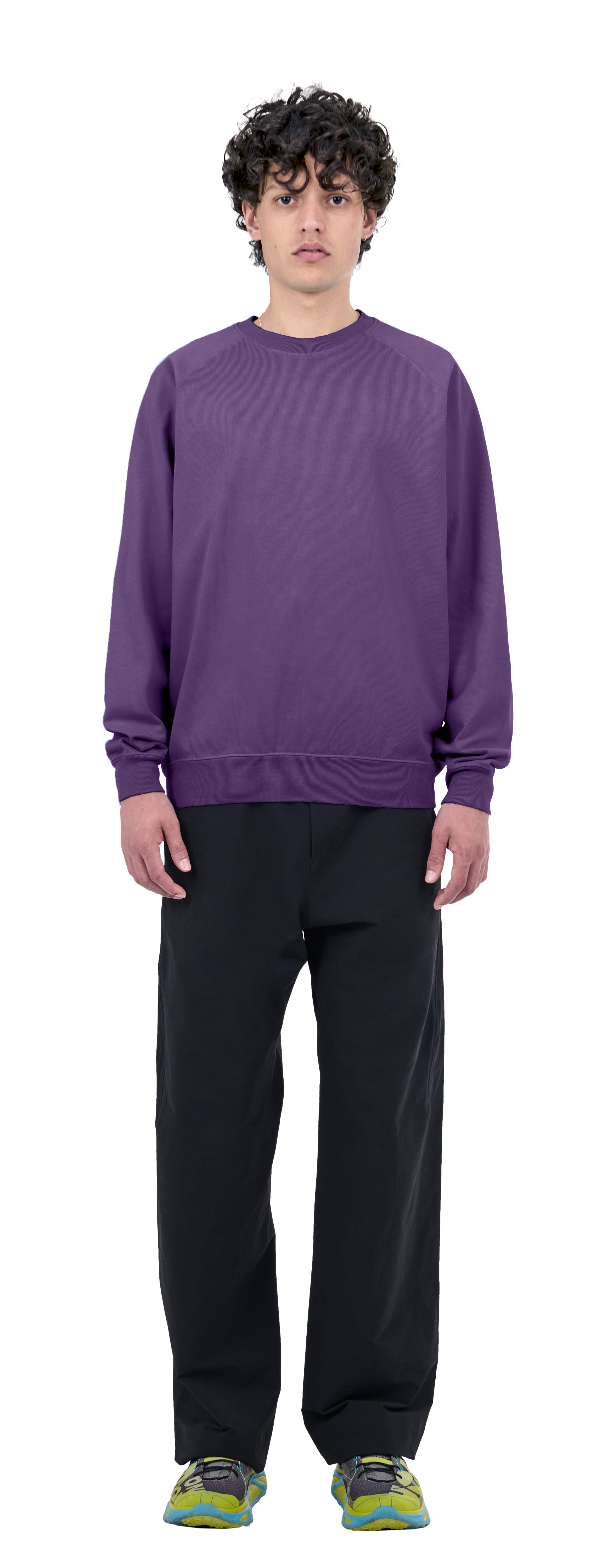 Raglan Sweatshirt, Purple Dawn