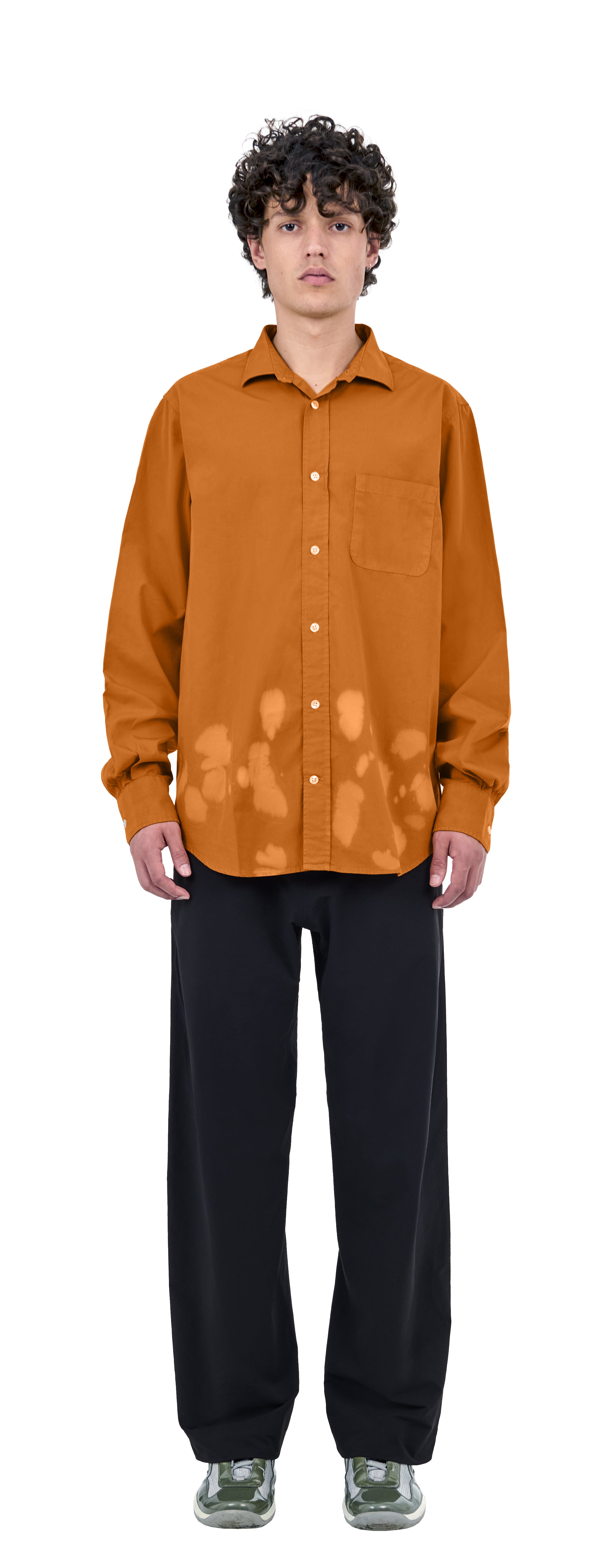 Shark Collar Shirt, Amber Ash