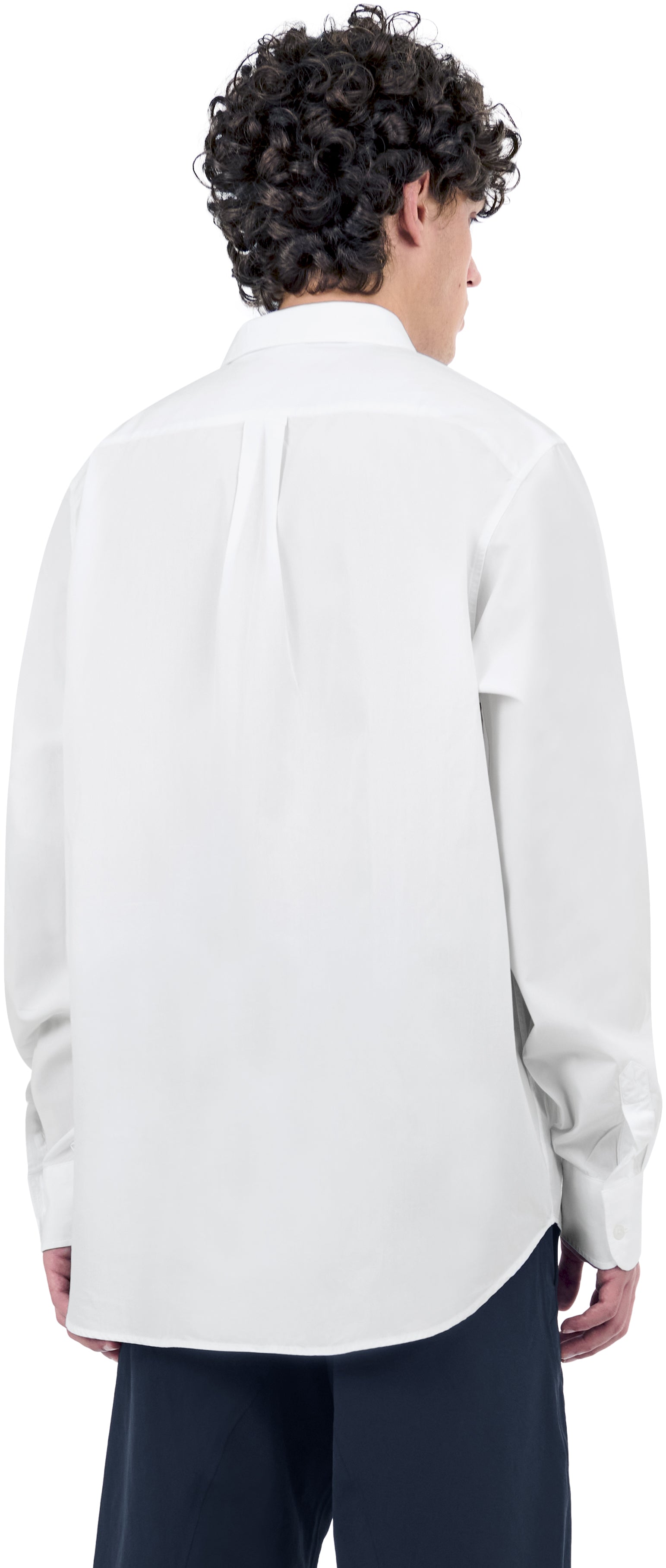 Shark Collar Shirt, True White