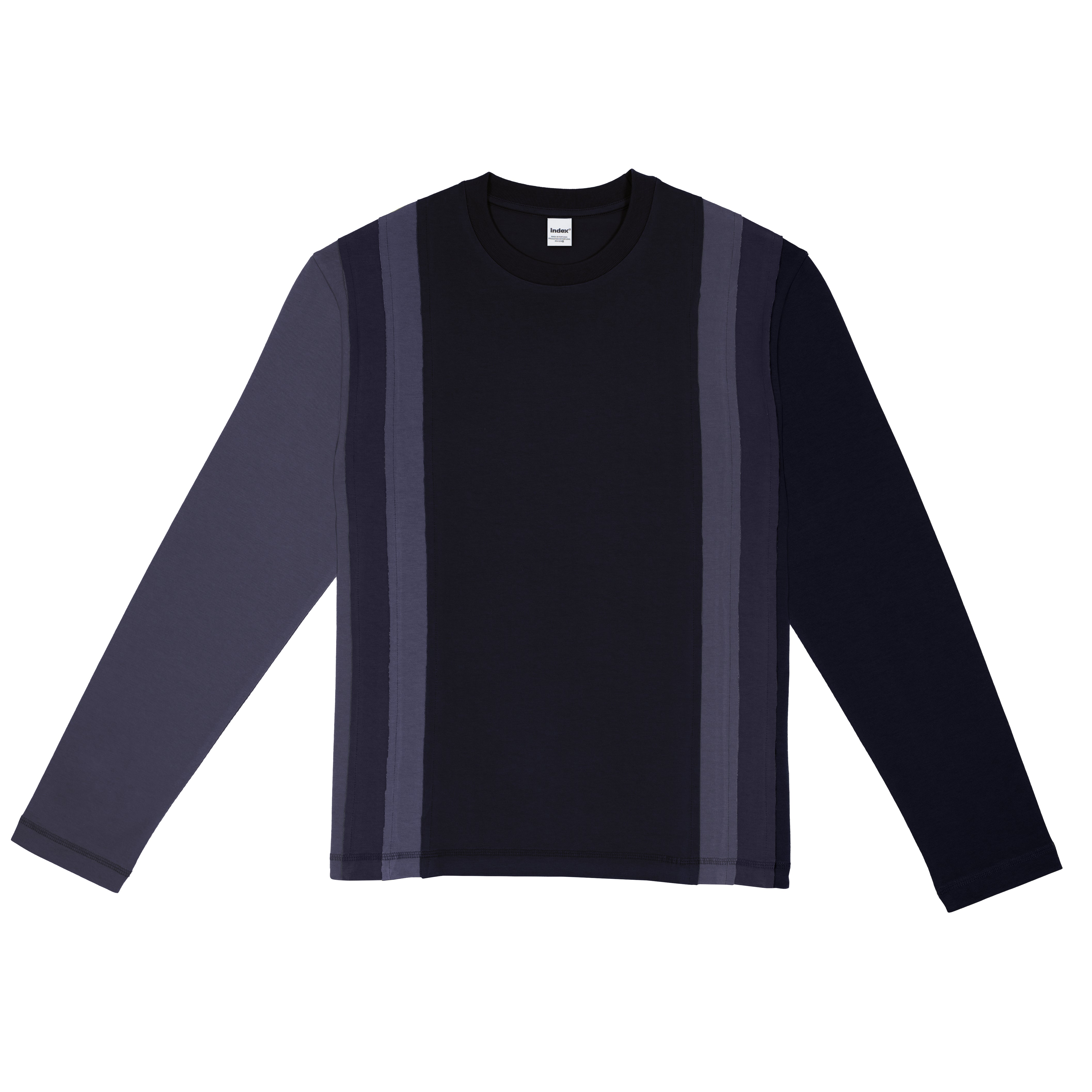 Boxy Longsleeve Patchwork, Ocean Puzzle