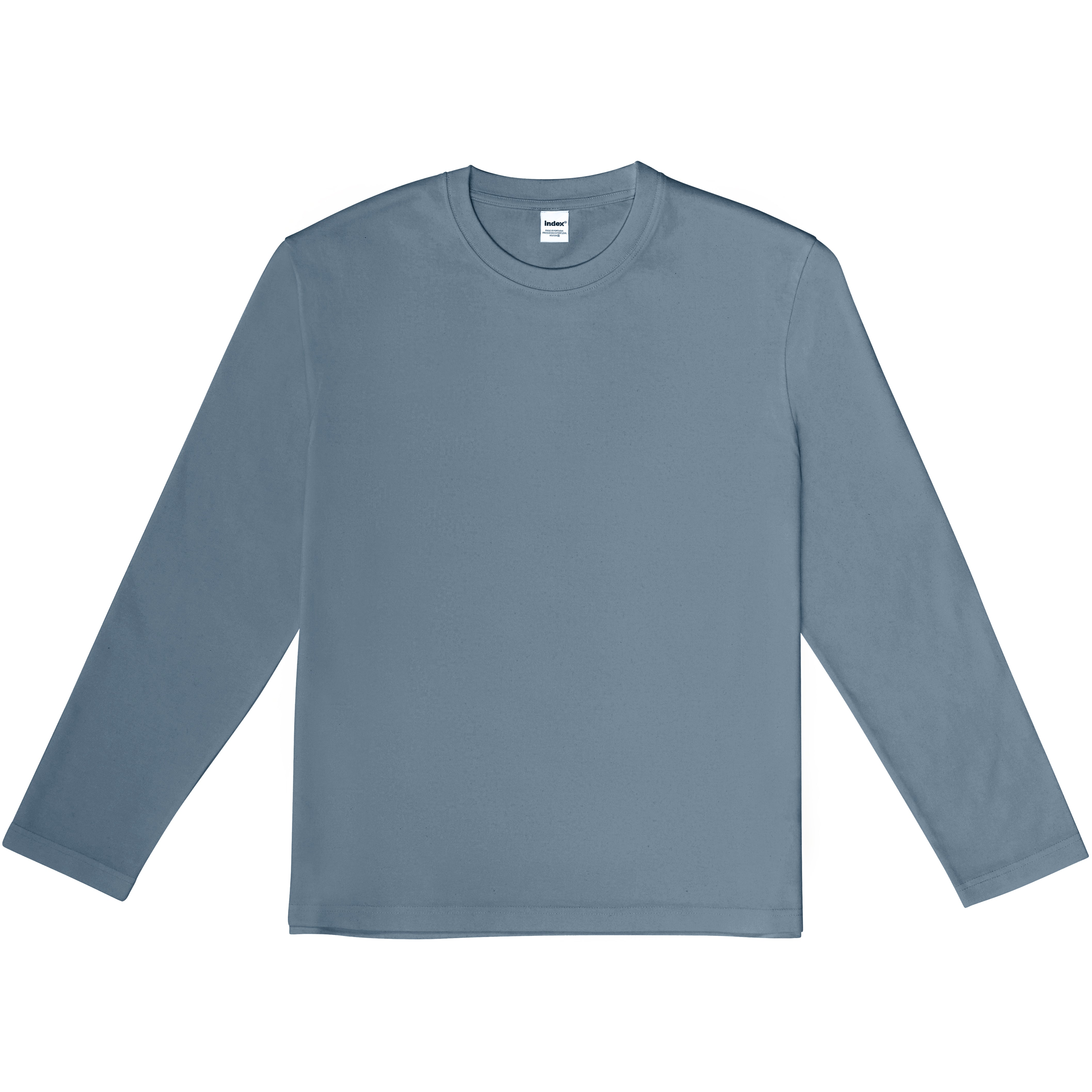 Boxy Longsleeve, Blue Slate