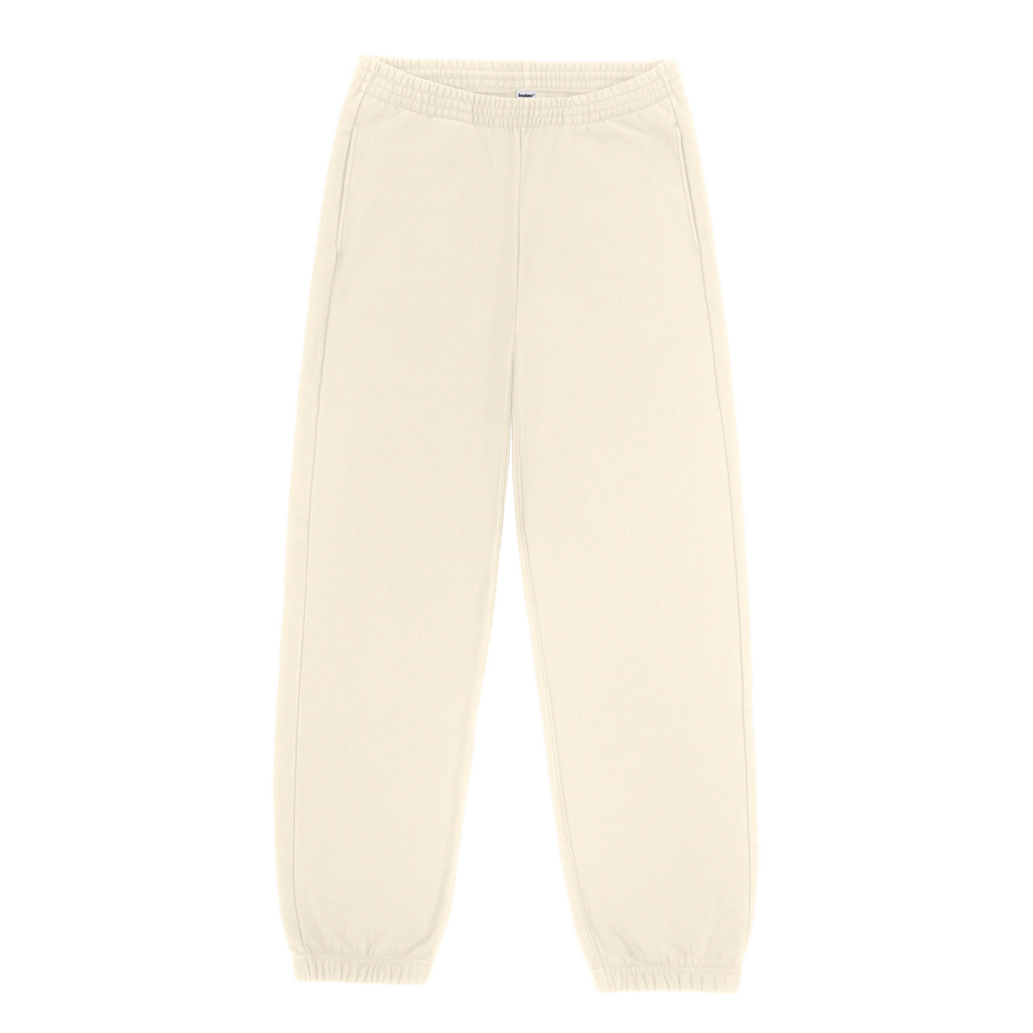 Classic Sweatpants Crossgrain, Ivory