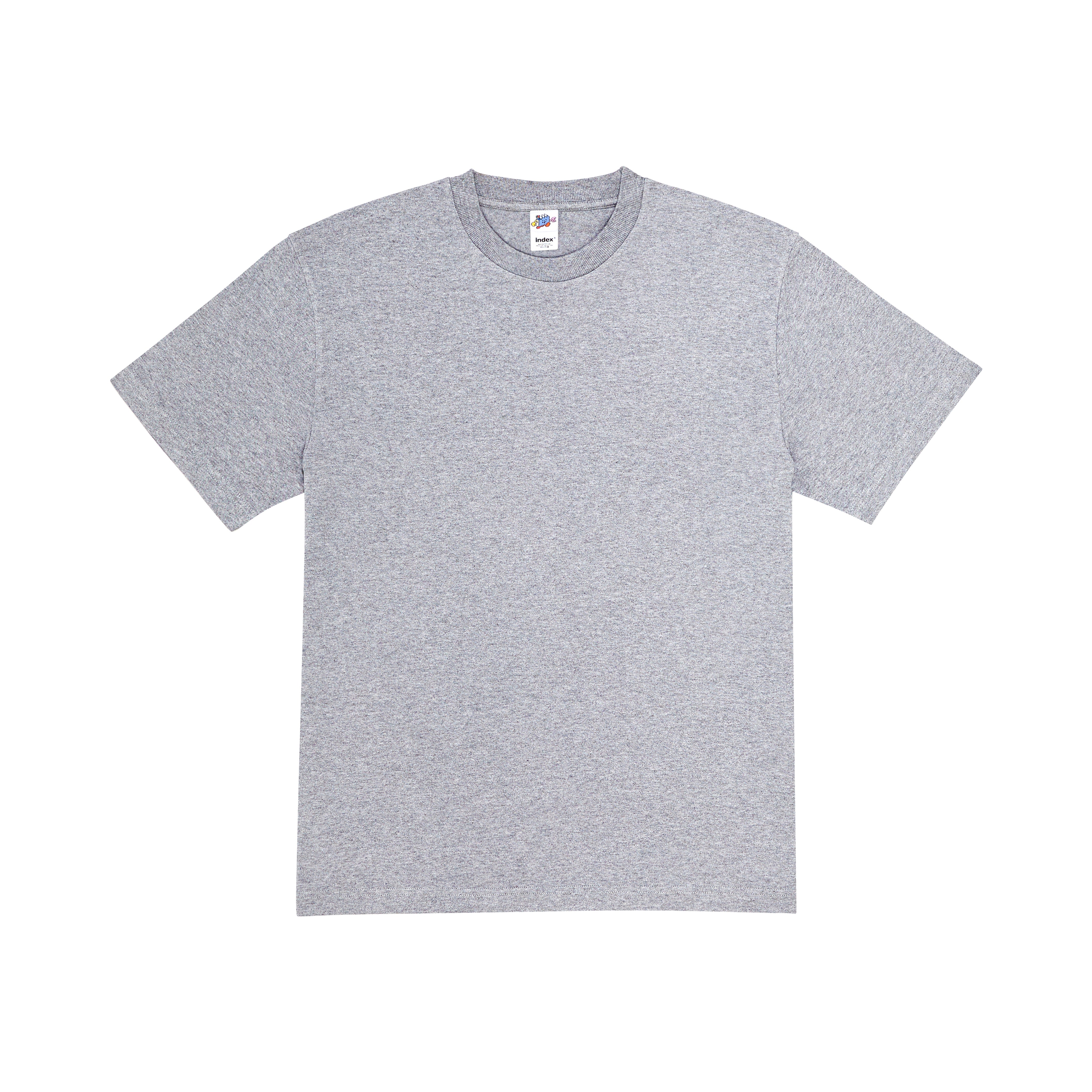 Boxy T-Shirt, Grey Mescla