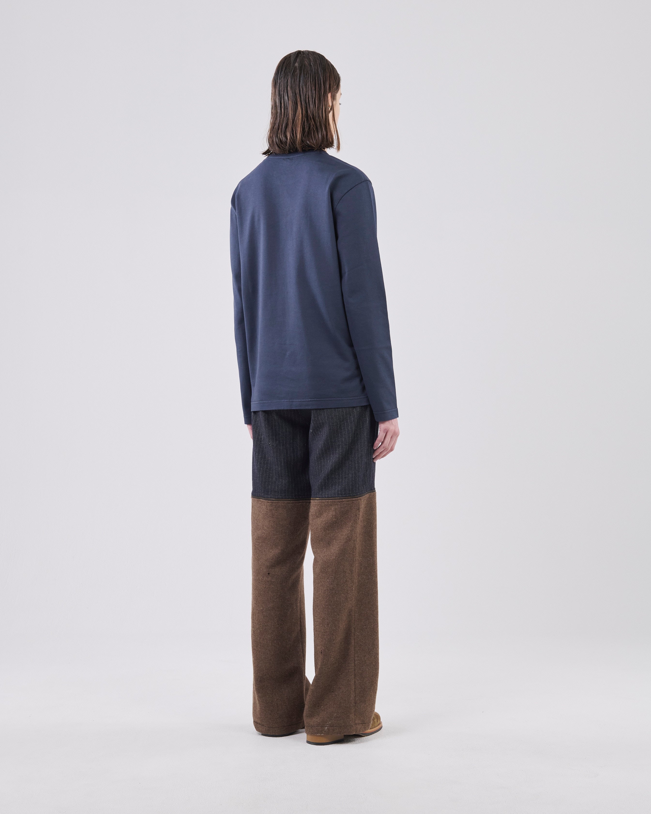 Boxy Longsleeve, Dark Navy