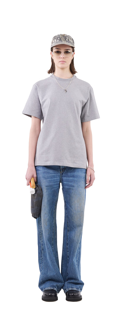 Boxy T-Shirt, Grey Mescla