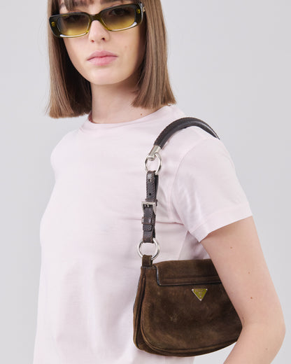 Cropped T-Shirt, Pink Veil
