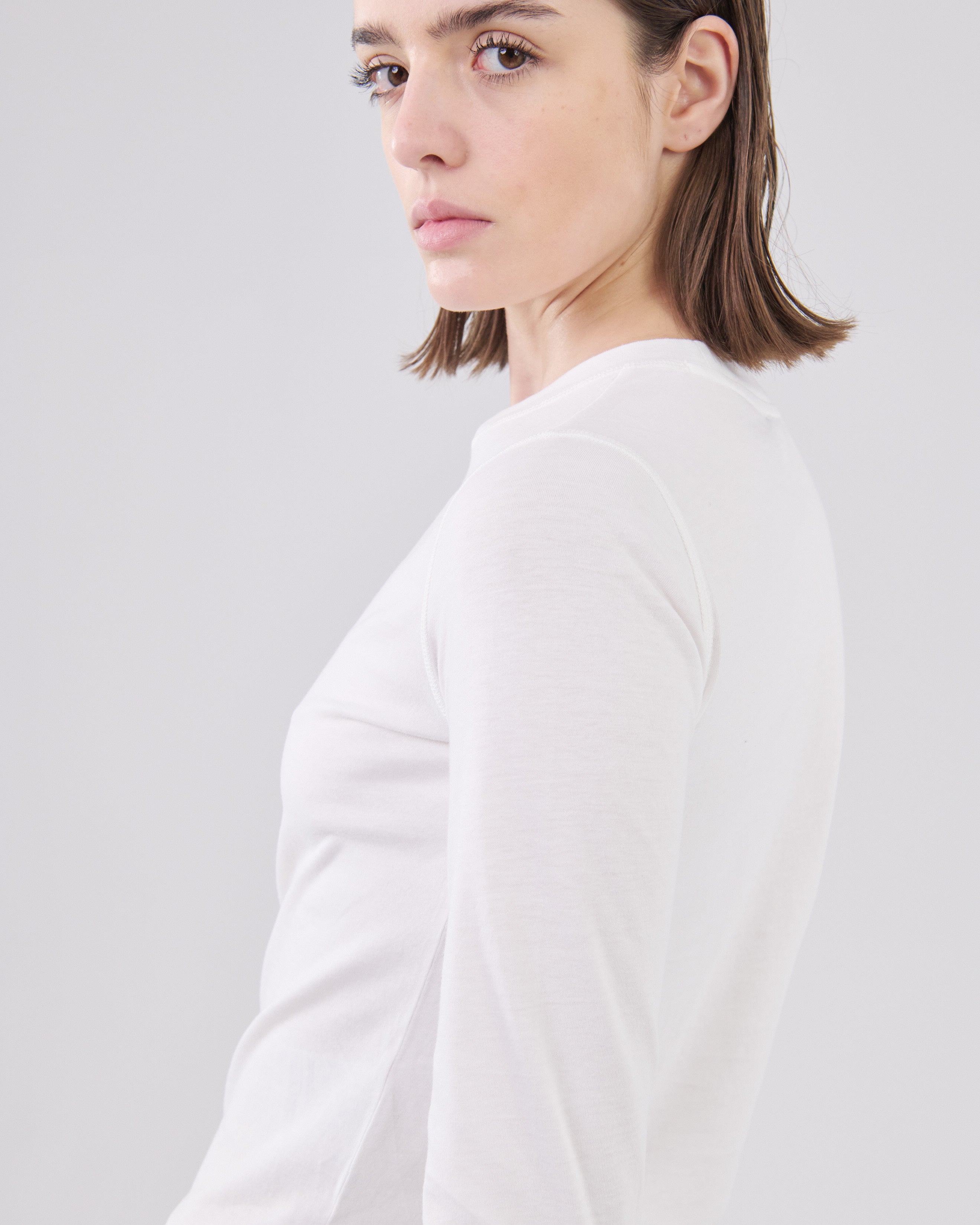 Lightweight Longsleeve, True White