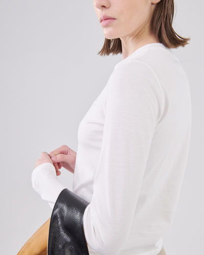 Lightweight Longsleeve, True White