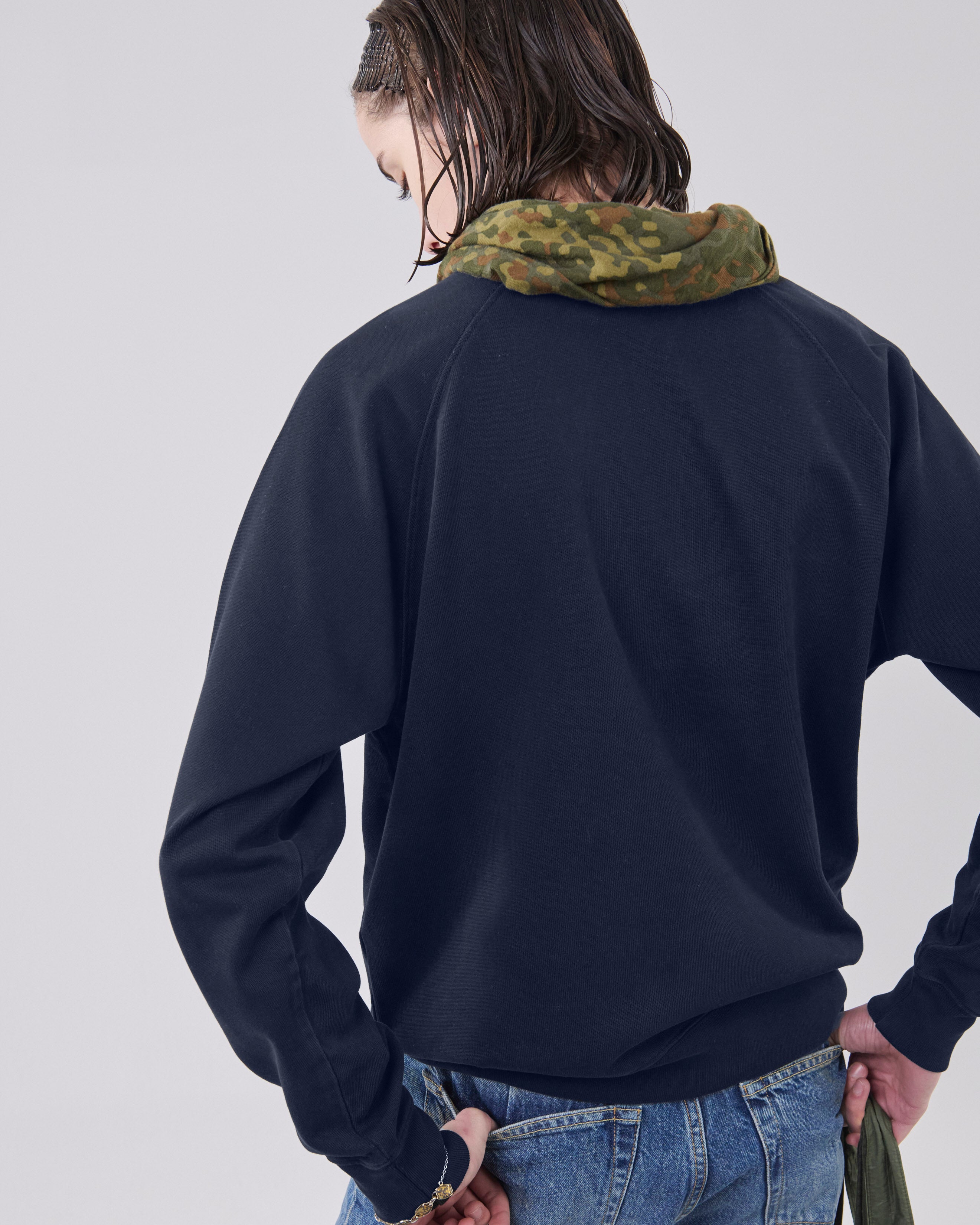 Raglan Sweatshirt, Dark Navy