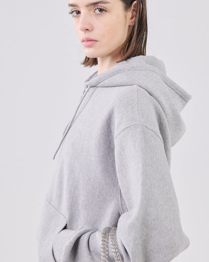 Zip Hoodie Crossgrain 310, Grey Mescla