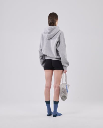 Zip Hoodie Crossgrain 310, Grey Mescla