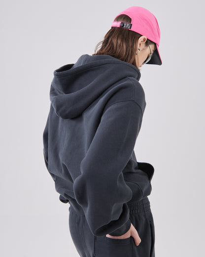 Zip Hoodie Crossgrain 310, True Black