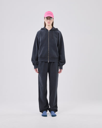 Zip Hoodie Crossgrain 310, True Black