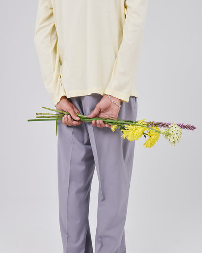 Boxy Longsleeve 135, Lemon Peel