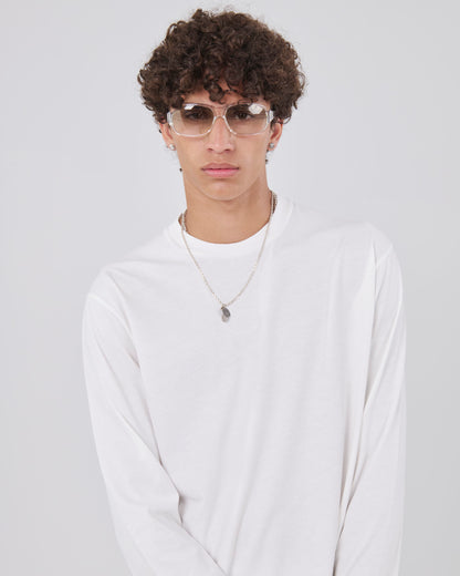 Boxy Longsleeve 135, True White
