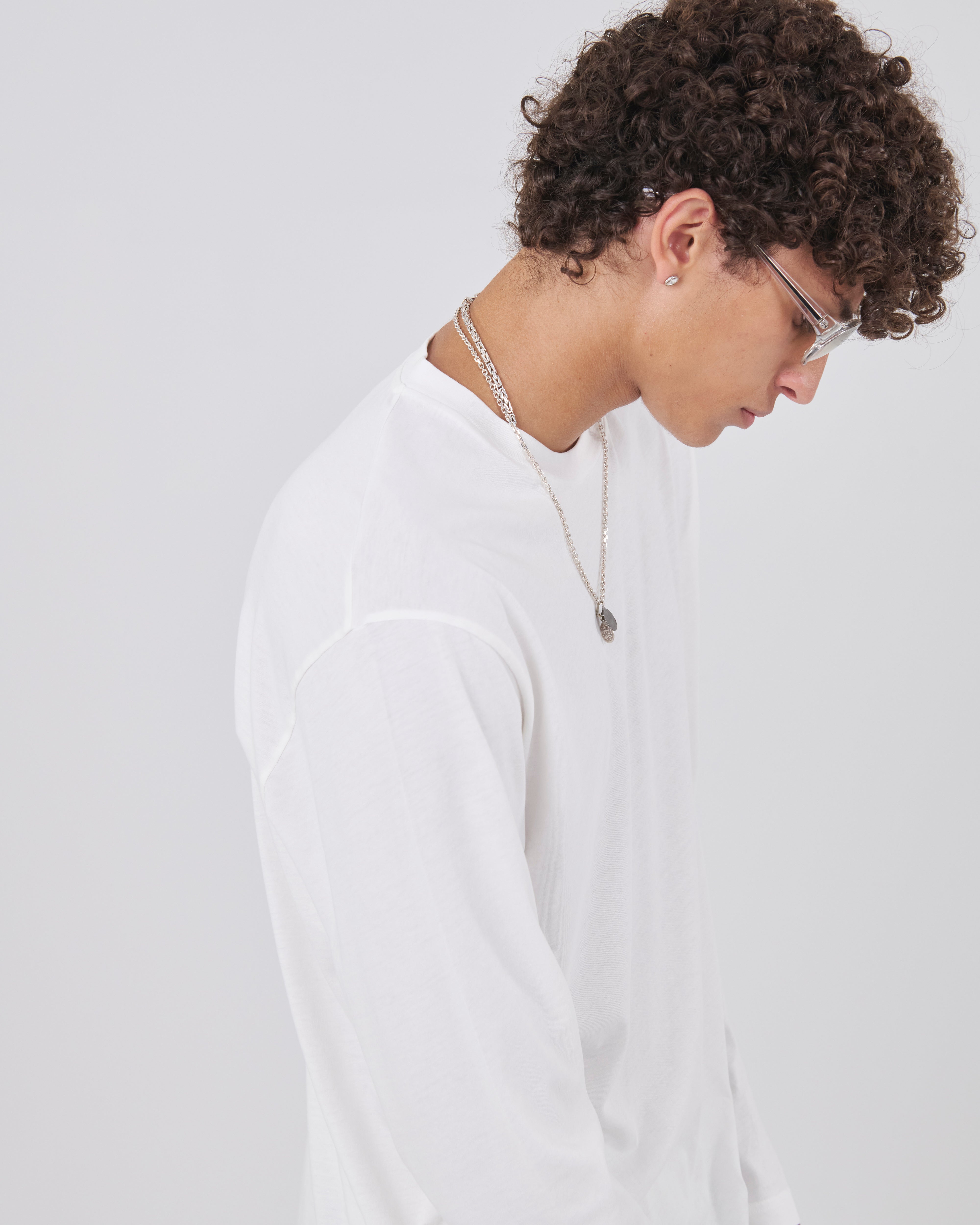 Boxy Longsleeve 130, True White