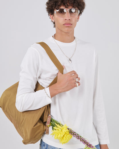 Boxy Longsleeve 130, True White