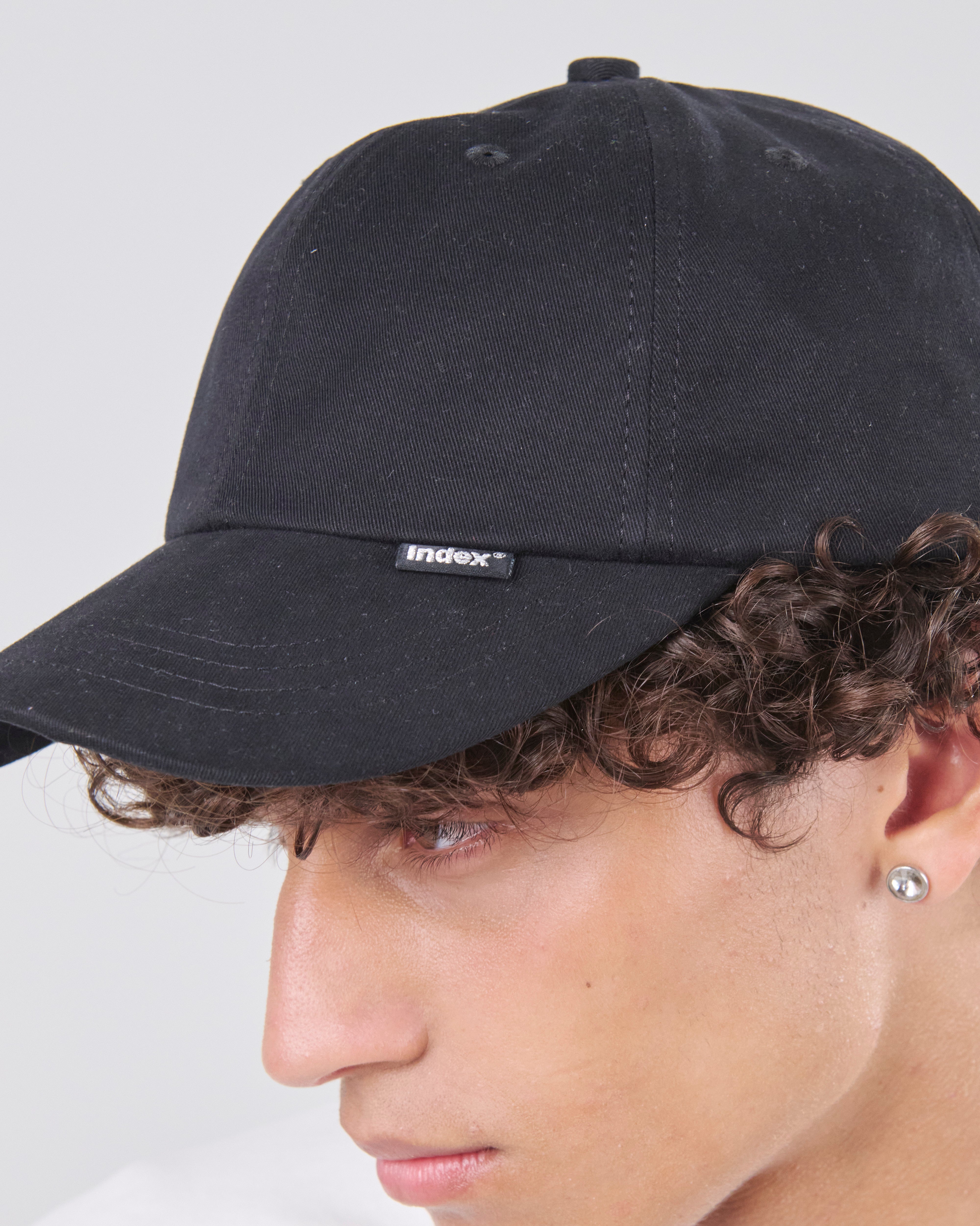 Press Button Cap, True Black