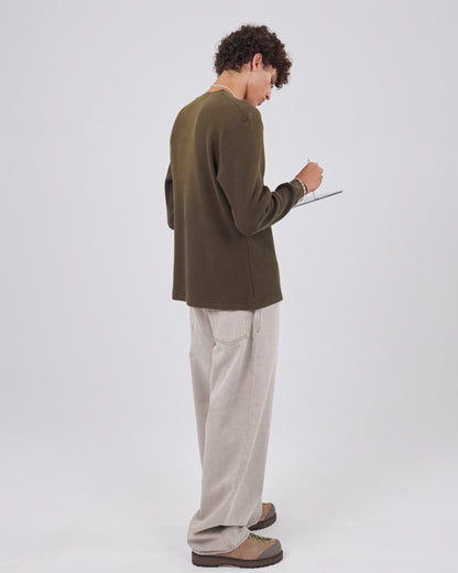 Waffle Longsleeve , Petrichor