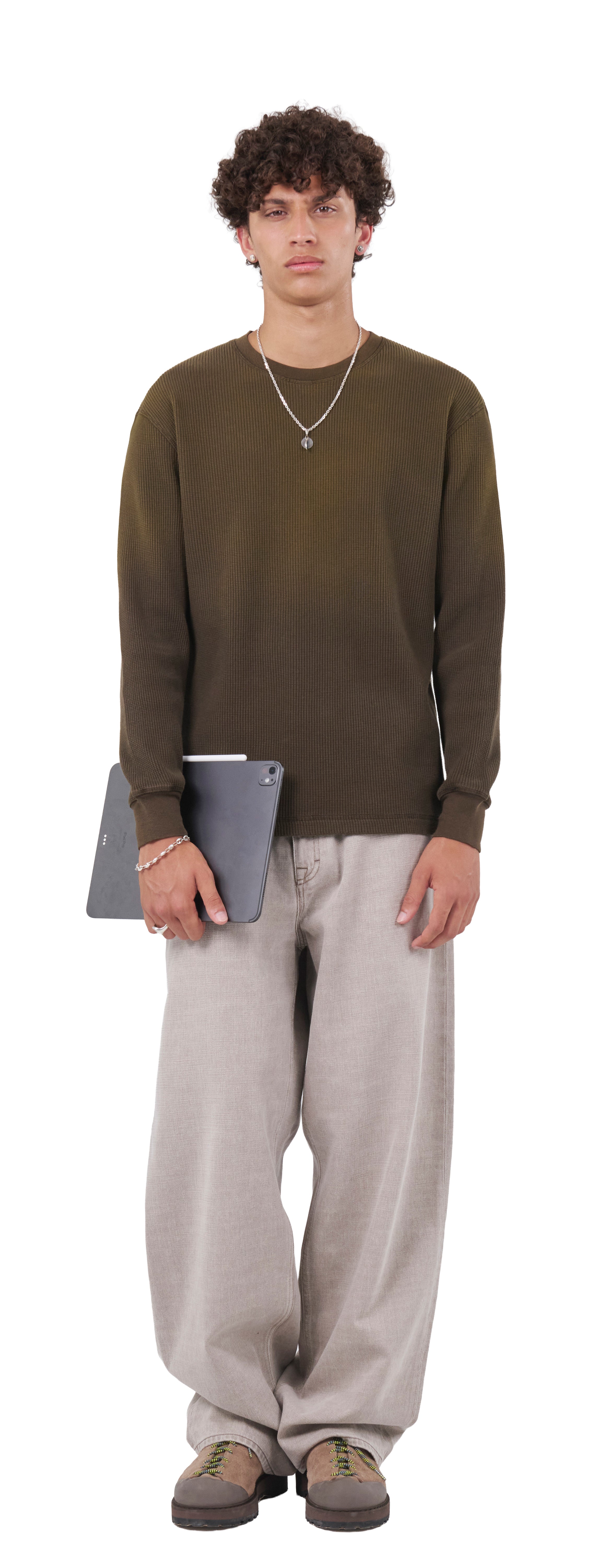 Waffle Longsleeve , Petrichor