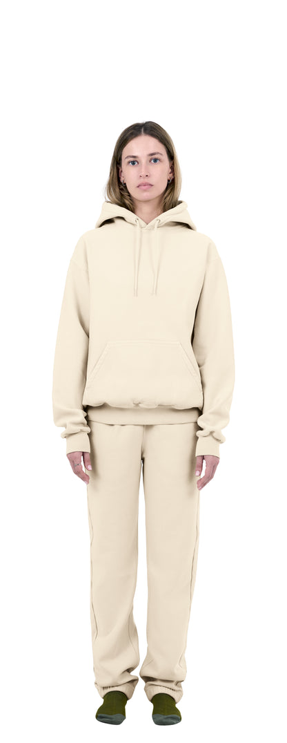Classic Sweatpants Crossgrain, Ivory