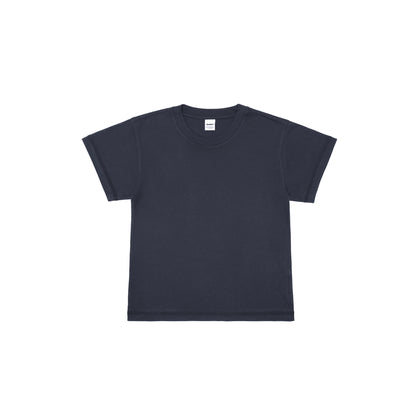 Cropped T-Shirt, True Black