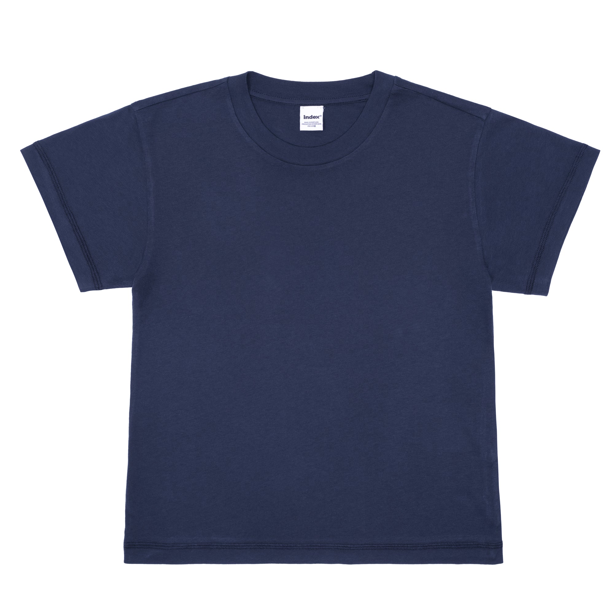 Cropped T-Shirt, Dark Navy