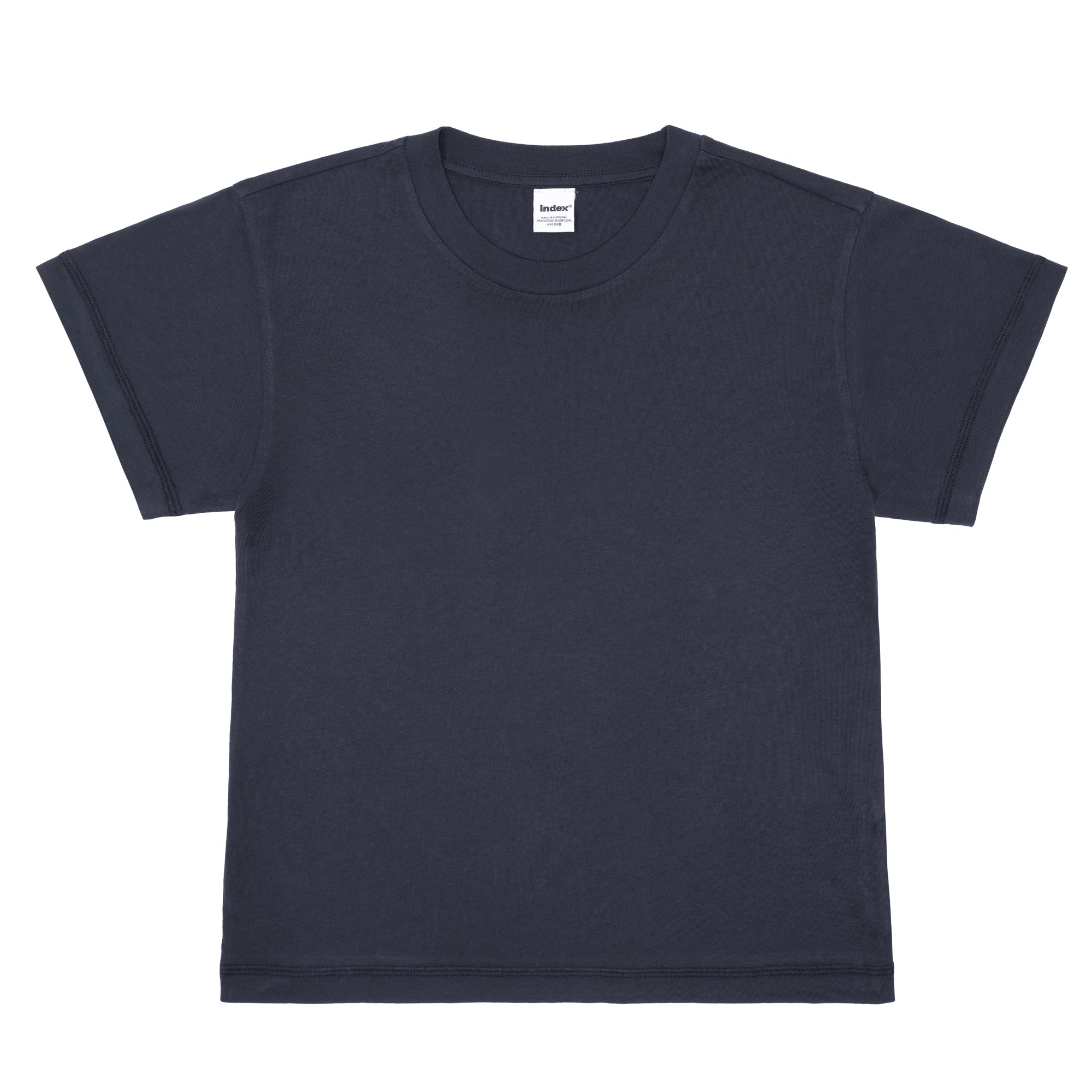 Cropped T-Shirt, True Black