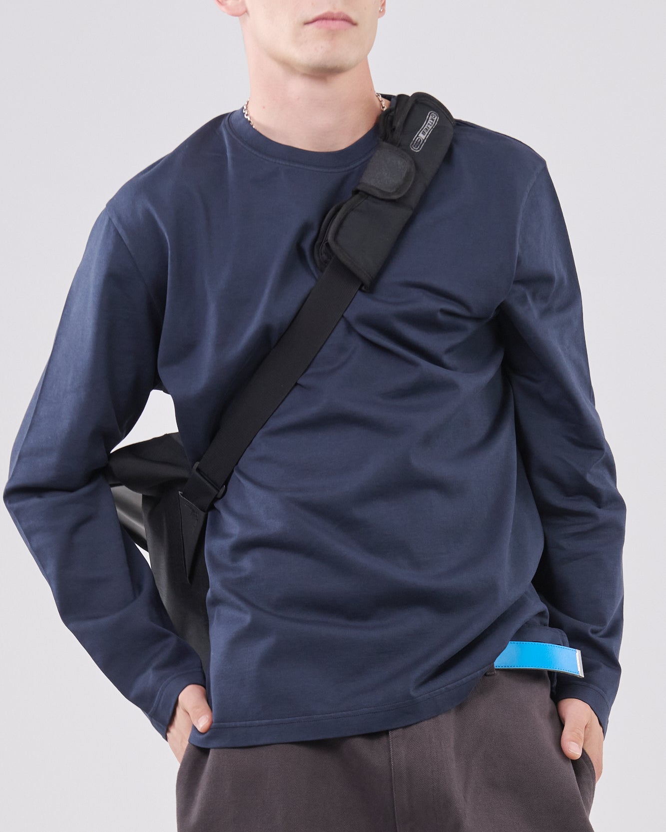 Boxy Longsleeve, Dark Navy