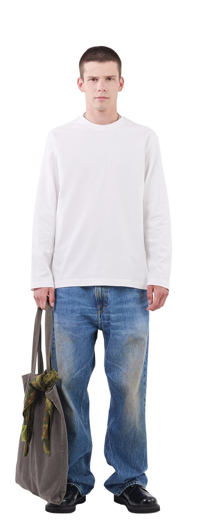 Boxy Longsleeve, True White