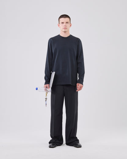 Boxy Longsleeve, True Black