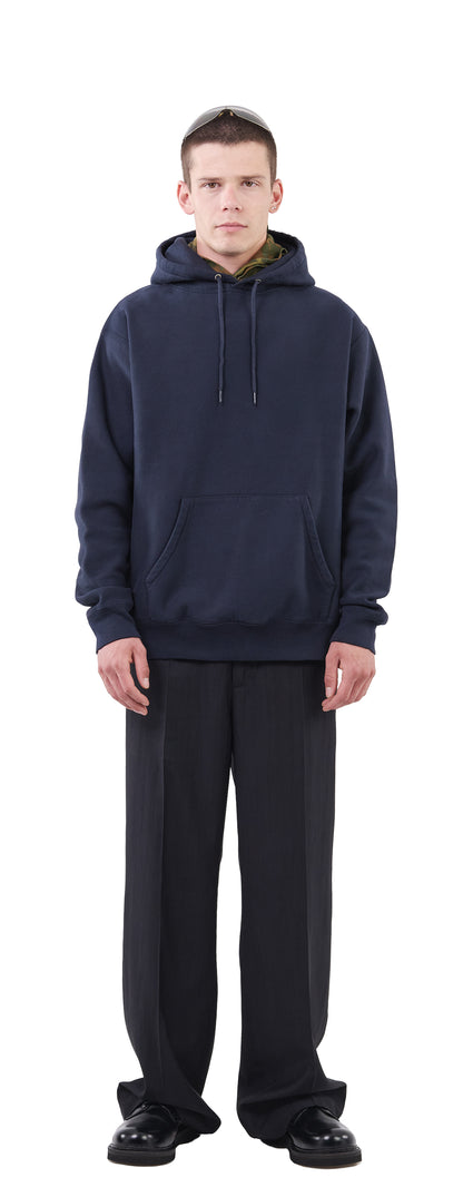 Classic Hoodie Crossgrain, Dark Navy