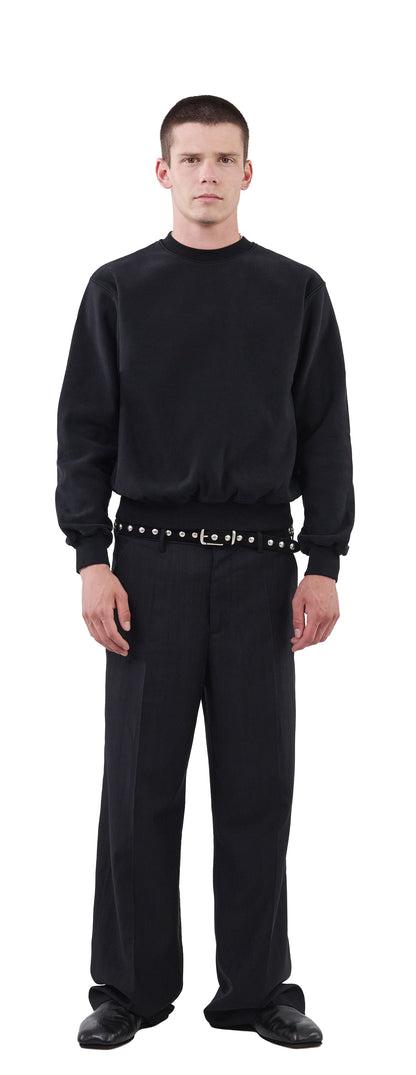 Classic Sweatshirt Crossgrain, True Black