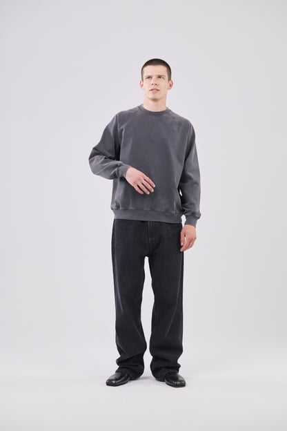 Raglan Sweatshirt, Midnight Fade