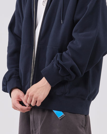 Zip Hoodie Crossgrain 310, Dark Navy