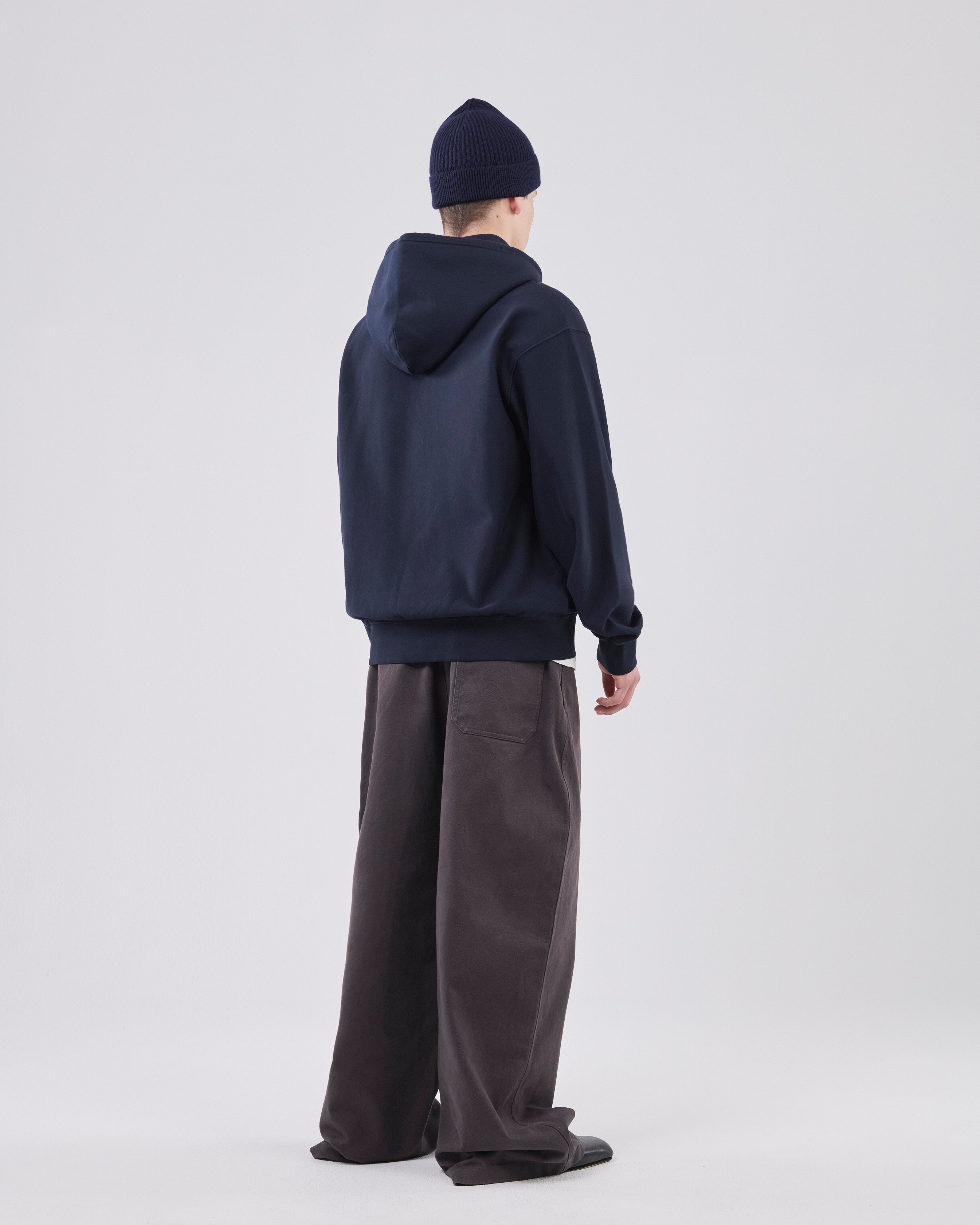 Zip Hoodie Crossgrain 310, Dark Navy