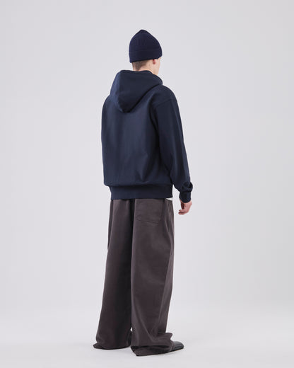 Zip Hoodie Crossgrain 310, Dark Navy