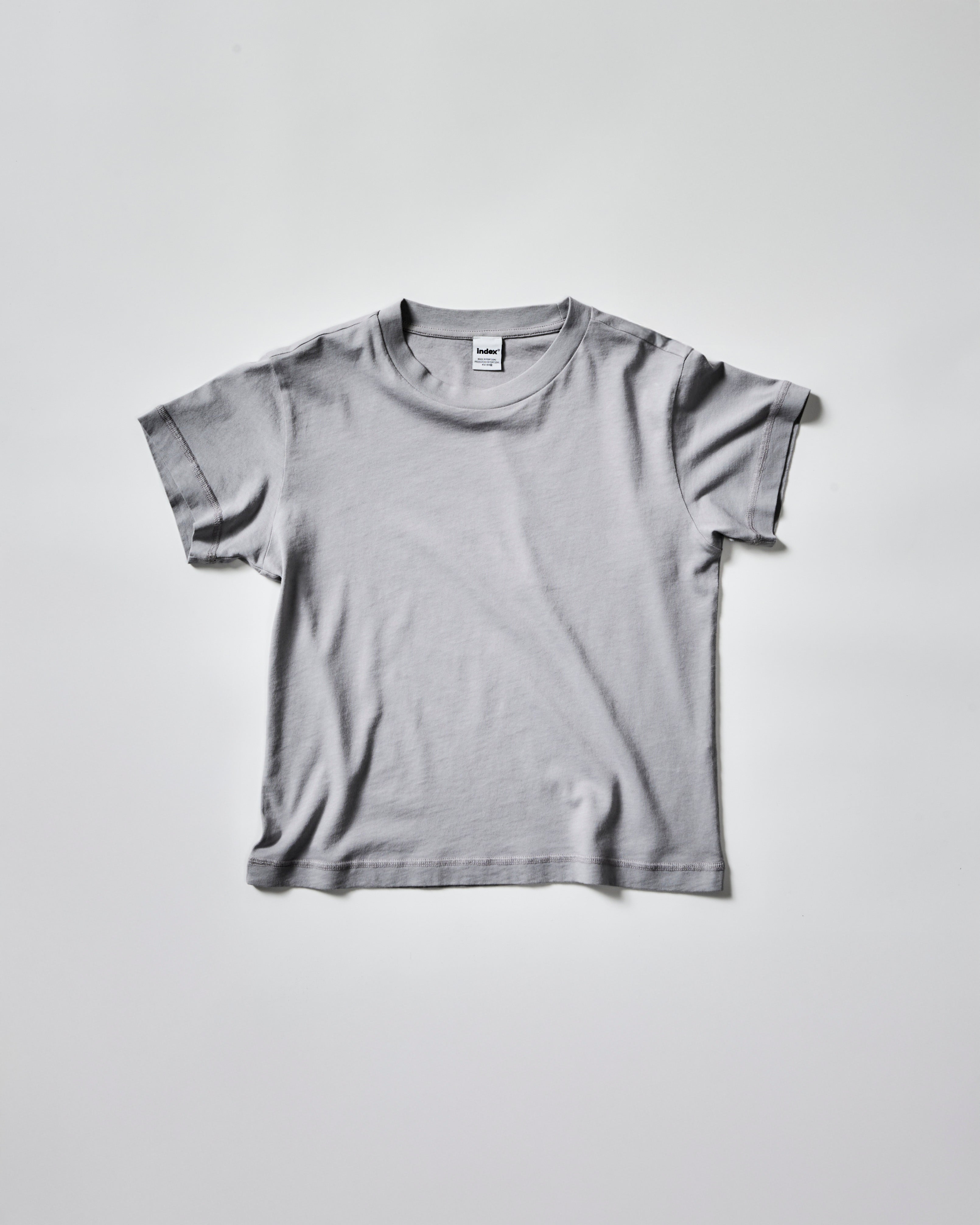 Cropped T-Shirt, Cimento