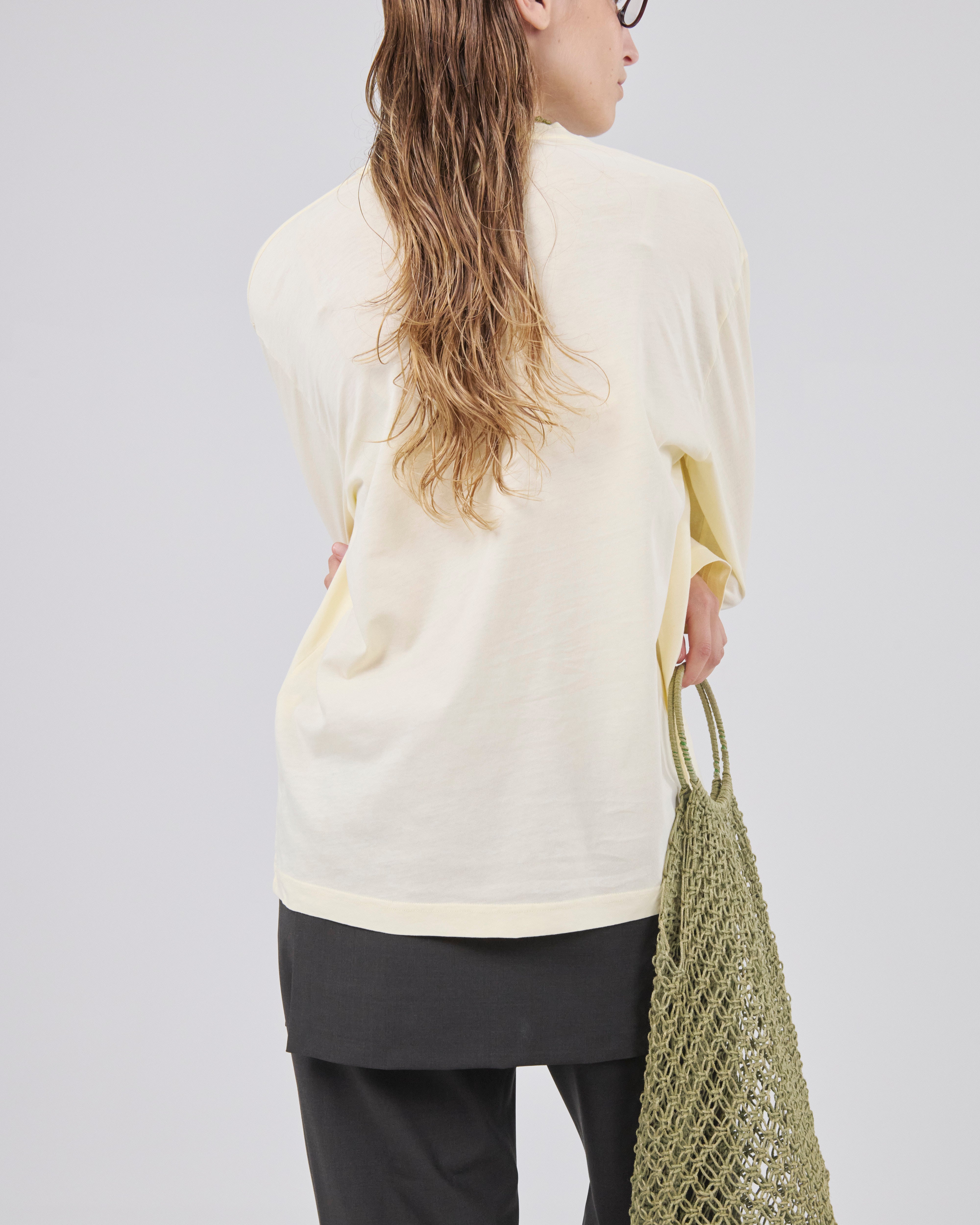 Boxy Longsleeve 135, Lemon Peel