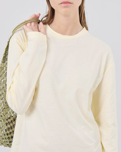 Boxy Longsleeve 135, Lemon Peel