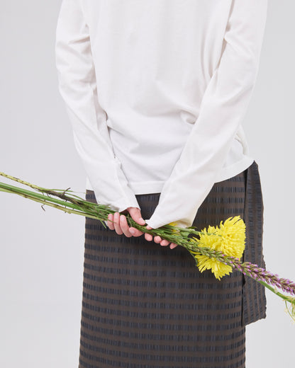 Boxy Longsleeve 135, True White