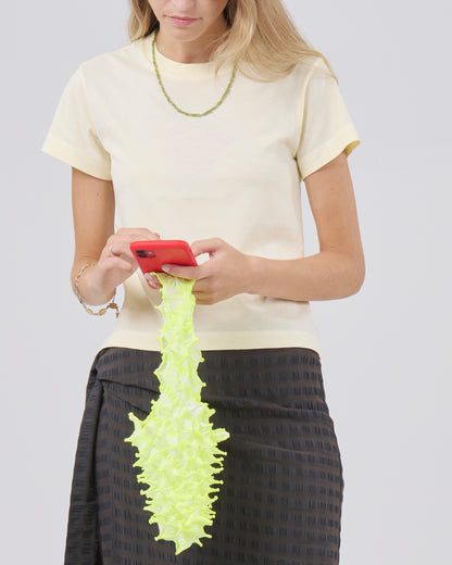 Cropped T-Shirt 135, Lemon Peel