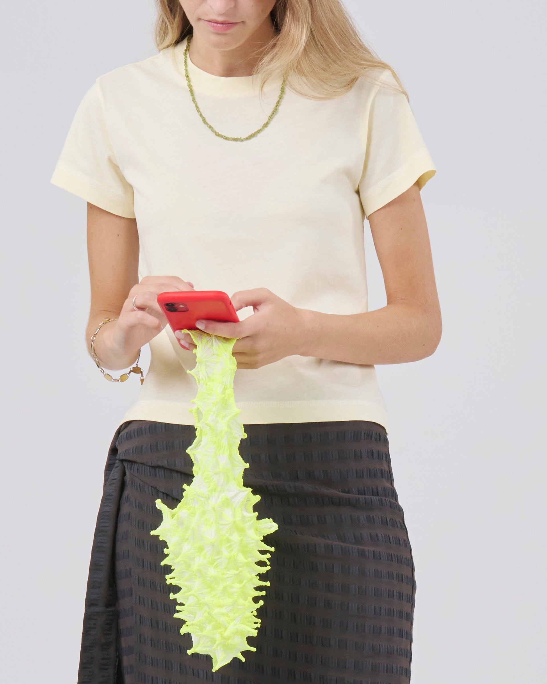 Cropped T-Shirt 135, Lemon Peel