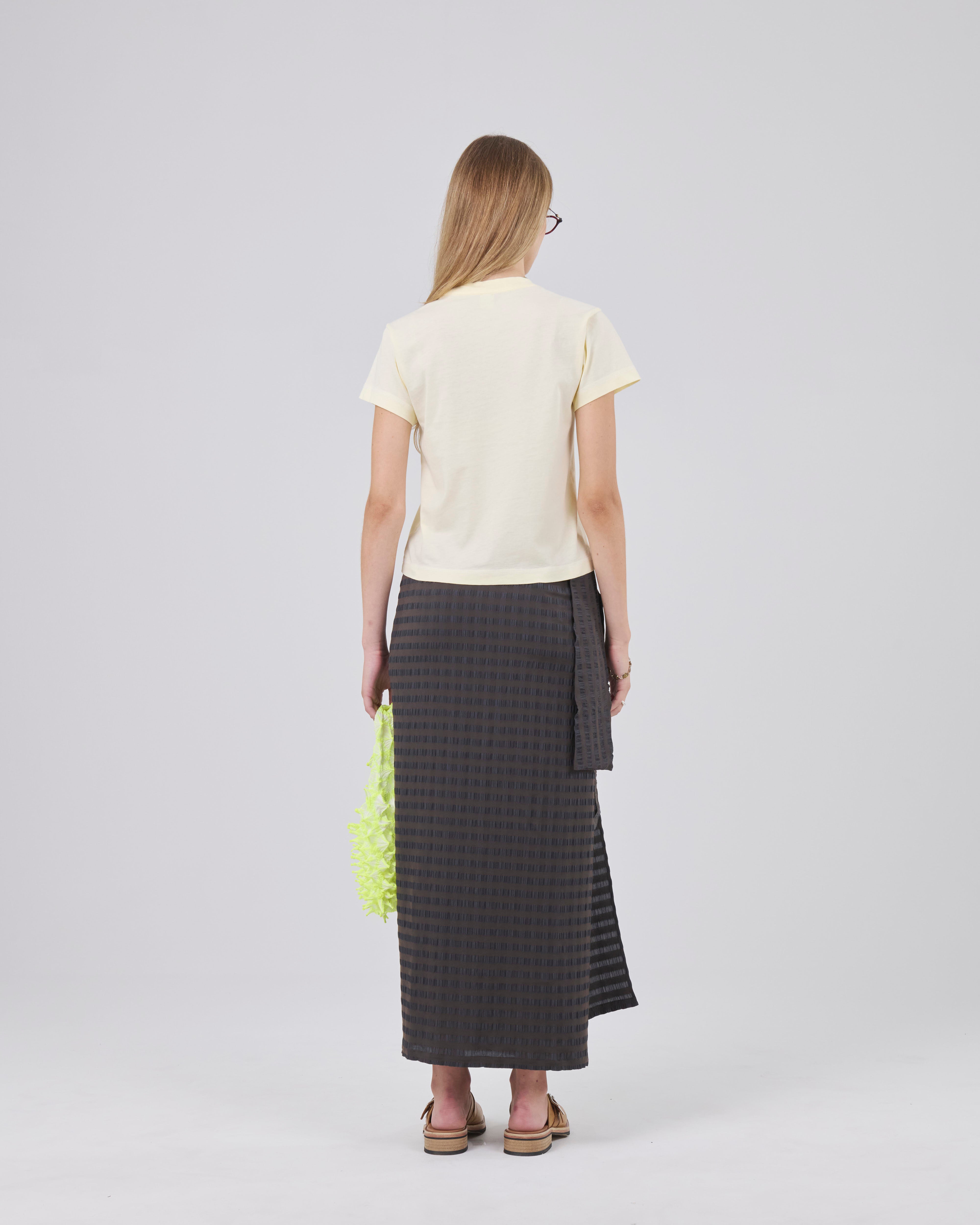 Cropped T-Shirt 135, Lemon Peel