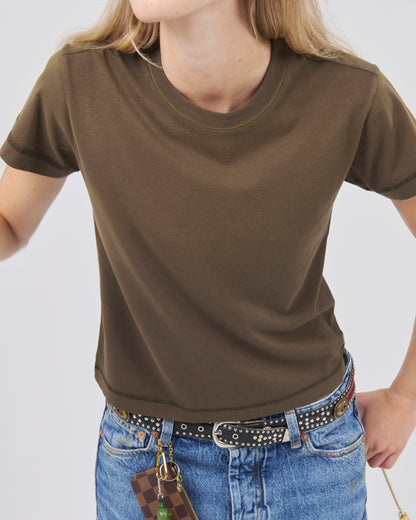 Cropped T-Shirt 135, Petrichor