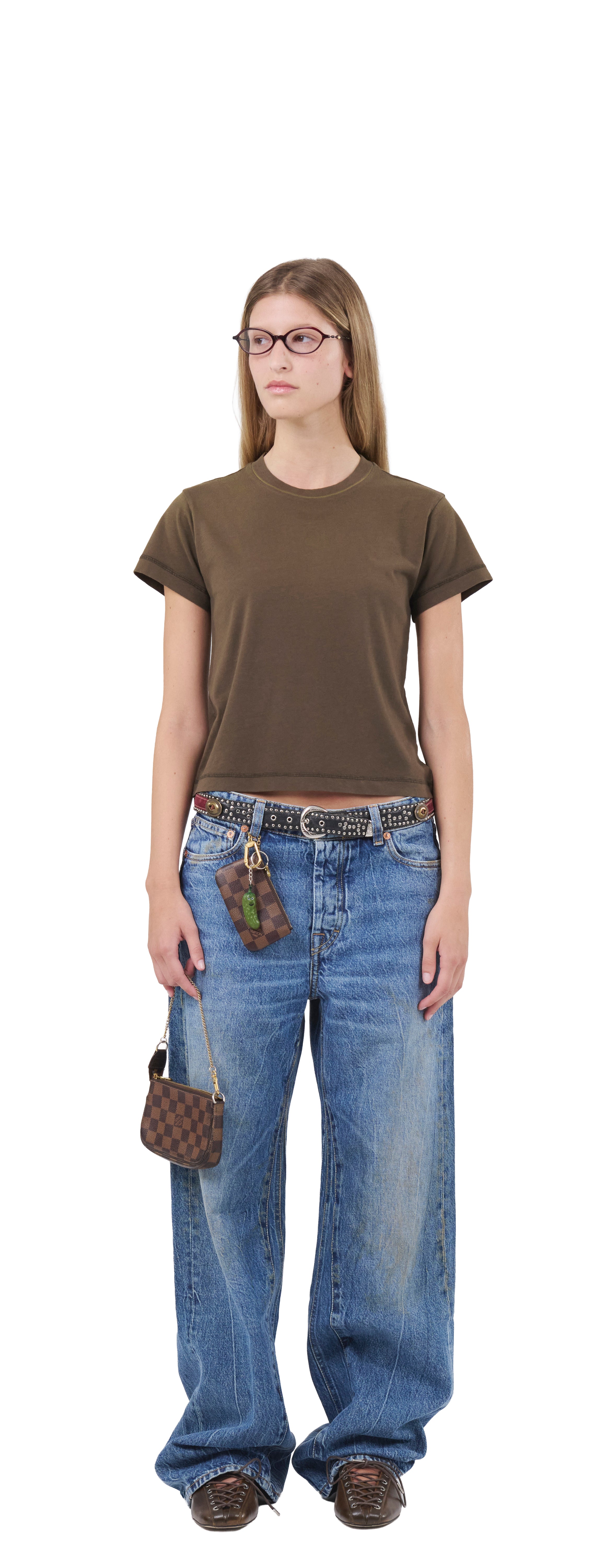 Cropped T-Shirt 135, Petrichor